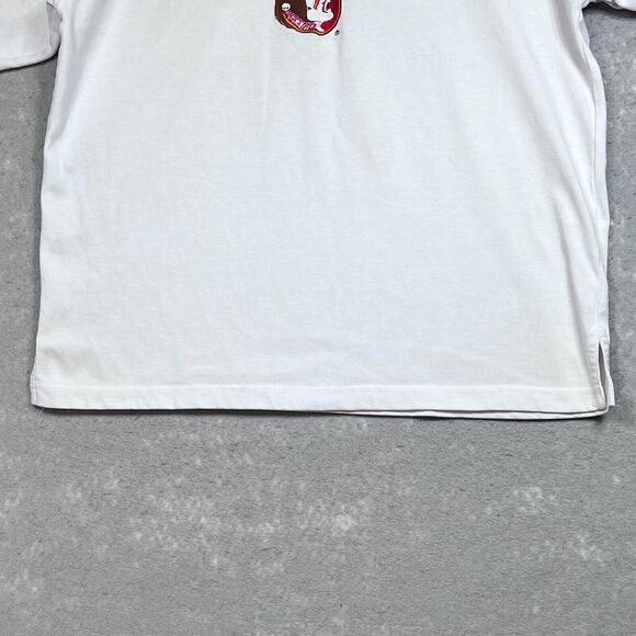 VTG Lee Sport Florida Seminoles T Shirt FSU White Men Large Tee College Football - Picture 2 of 15